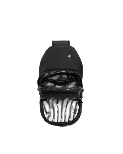 ~ LOUENHIDE Boyd Nylon Sling Bag - Black