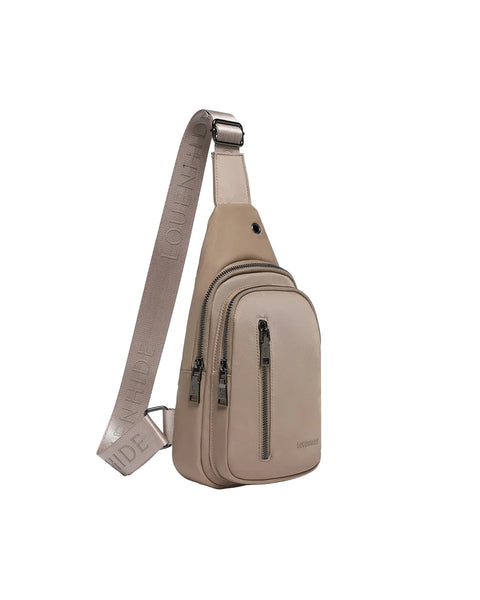~ LOUENHIDE Boyd Nylon Sling Bag - Mocha