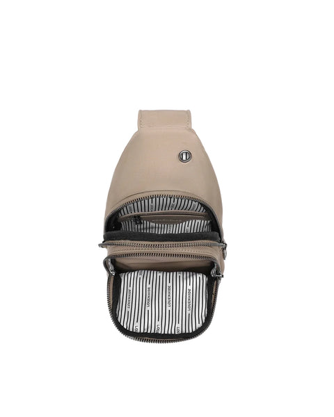 ~ LOUENHIDE Boyd Nylon Sling Bag - Mocha