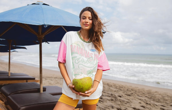 Bananas Bahamas Tee - White