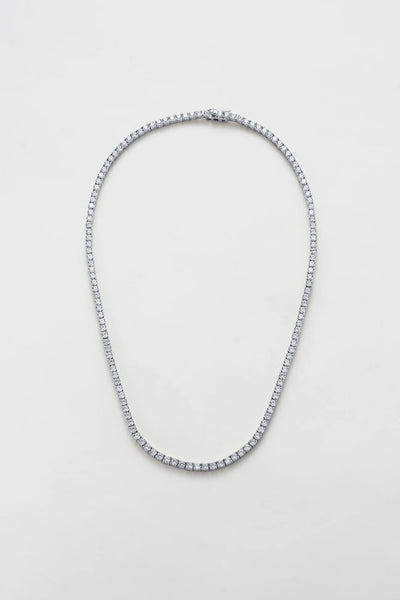 ~ Zafino Dani Tennis Necklace - Silver