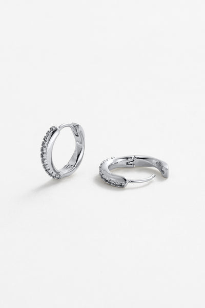~ Zafino Celeste Huggie - Silver