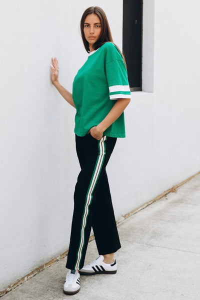 Alisa Tee - Green/Cream