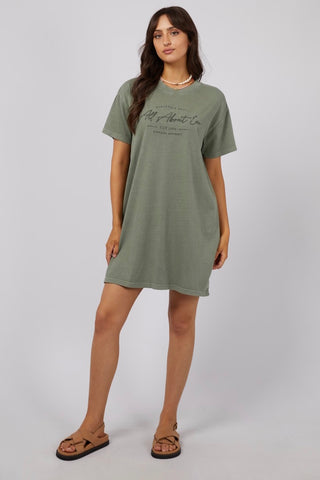 Classic Tee Dress - Khaki