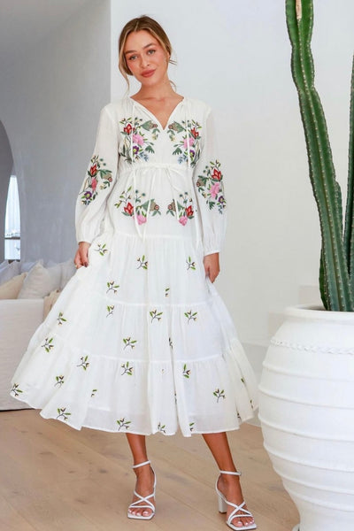 Florence Dress - White