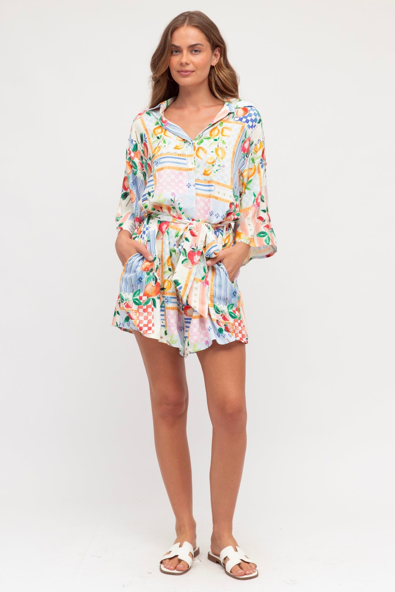 Sunburst Playsuit - Print