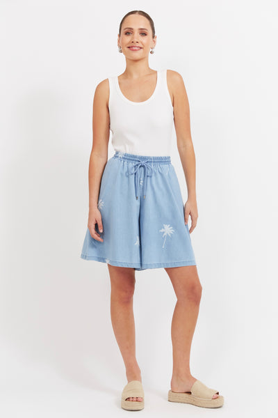 Montego Denim Short - Safira
