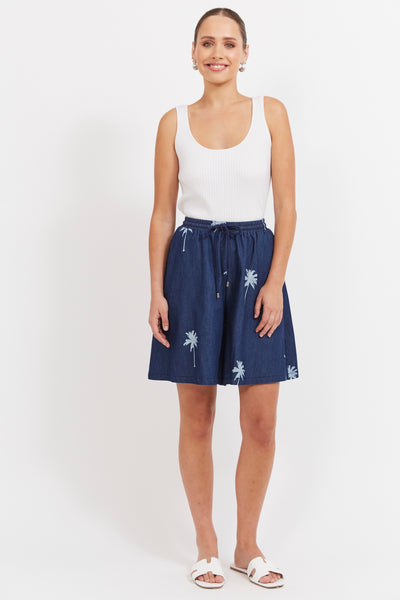 Montego Denim Short - Indigo