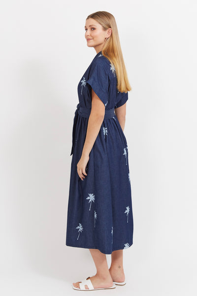 Montego Denim Shirt Dress - Indigo