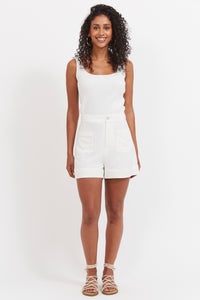 Haiti Short - White