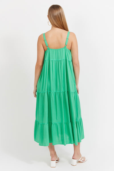Haiti Tank Maxi Dress - Green
