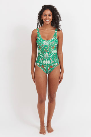 Haiti One Piece Swimsuit - Palms