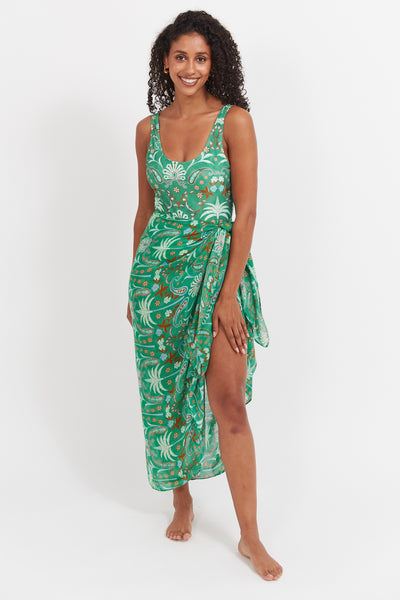 Haiti Sarong - Palms