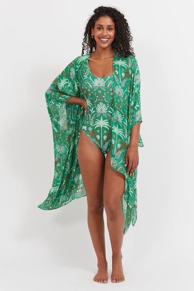 Haiti One Piece Swimsuit - Palms