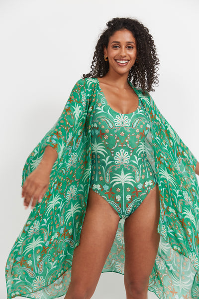 Haiti One Piece Swimsuit - Palms