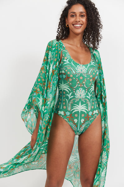 Haiti One Piece Swimsuit - Palms