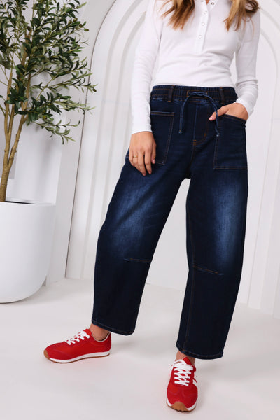 Leo Barrel Jeans - Ink