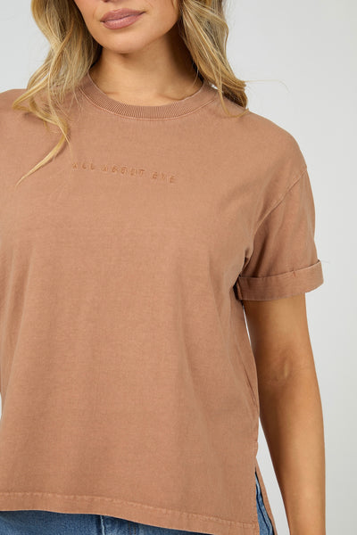 AAE Washed Tee - Cinnamon