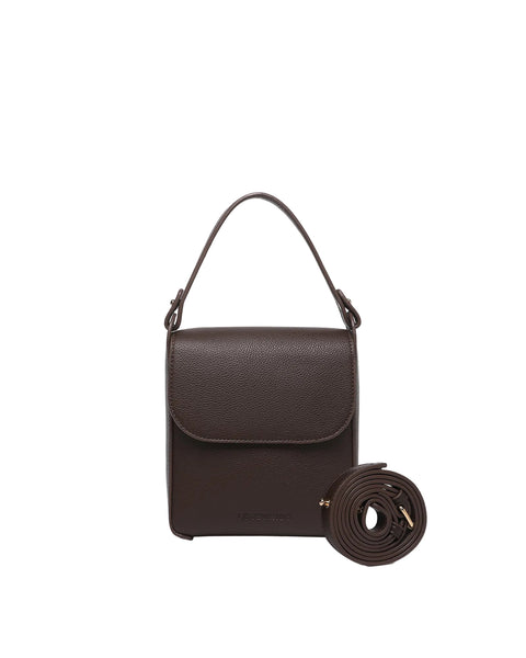 ~ LOUENHIDE Bessie Crossbody Phone Bag - Chocolate