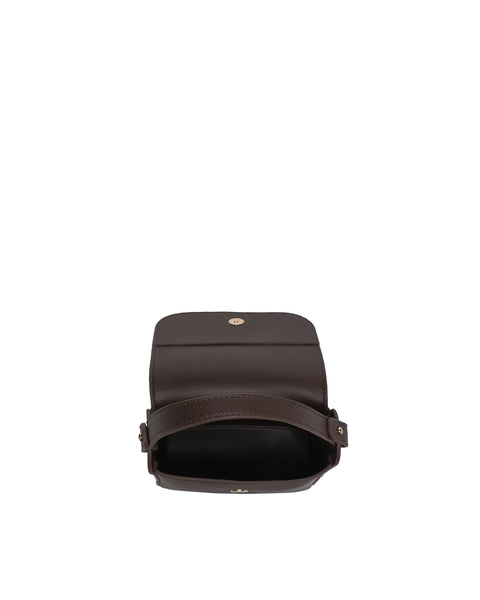 ~ LOUENHIDE Bessie Crossbody Phone Bag - Chocolate