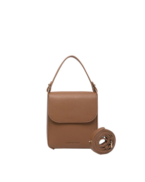 ~ LOUENHIDE Bessie Crossbody Phone Bag - Toffee