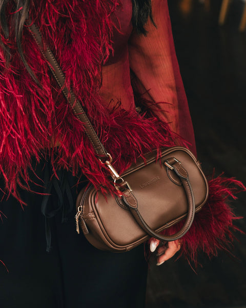~ LOUENHIDE Arki Crossbody Bag - Chocolate