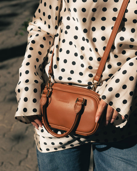 ~ LOUENHIDE Arki Crossbody Bag - Tan