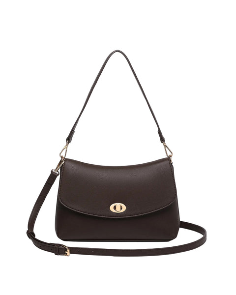 ~ LOUENHIDE Nisha Shoulder Bag - Chocolate