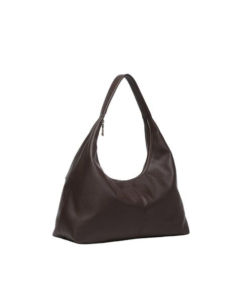 ~ LOUENHIDE Valentina Slouch Shoulder Bag - Chocolate