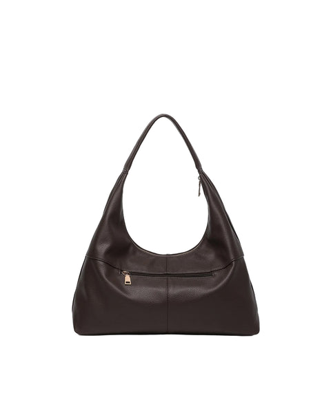 ~ LOUENHIDE Valentina Slouch Shoulder Bag - Chocolate