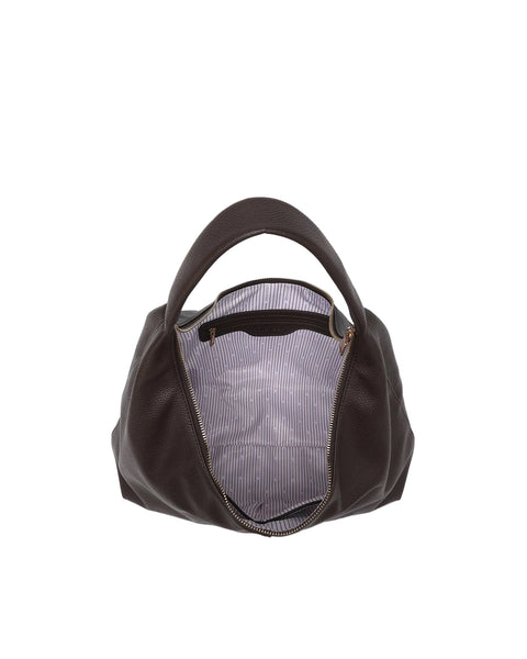 ~ LOUENHIDE Valentina Slouch Shoulder Bag - Chocolate