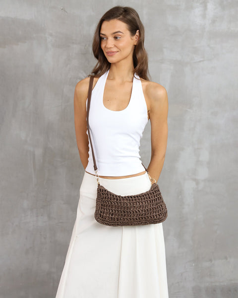 ~ LOUENHIDE Rani Shoulder Bag - Chocolate