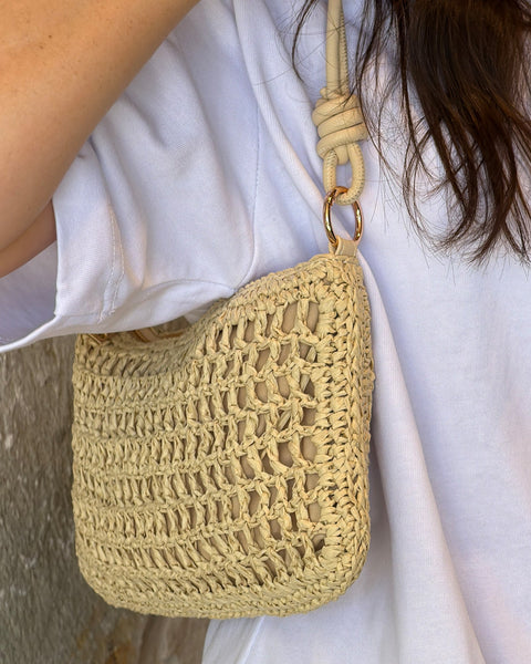 ~ LOUENHIDE Rani Shoulder Bag - Natural