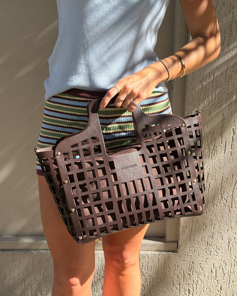 ~ LOUENHIDE Montego Tote Bag - Chocolate