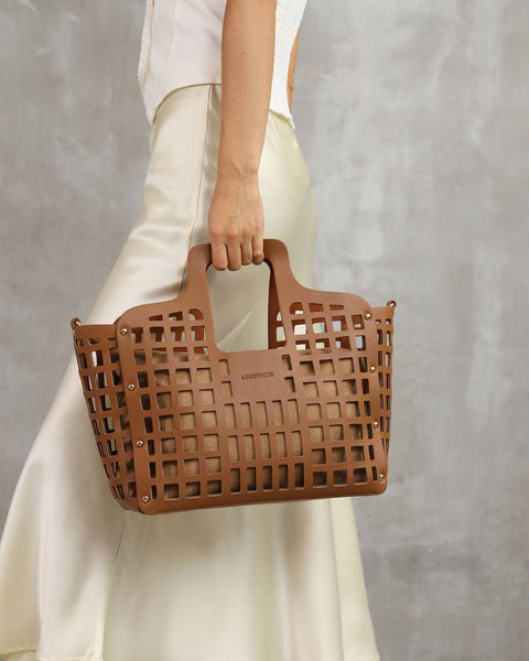 ~ LOUENHIDE Montego Tote Bag - Nutmeg
