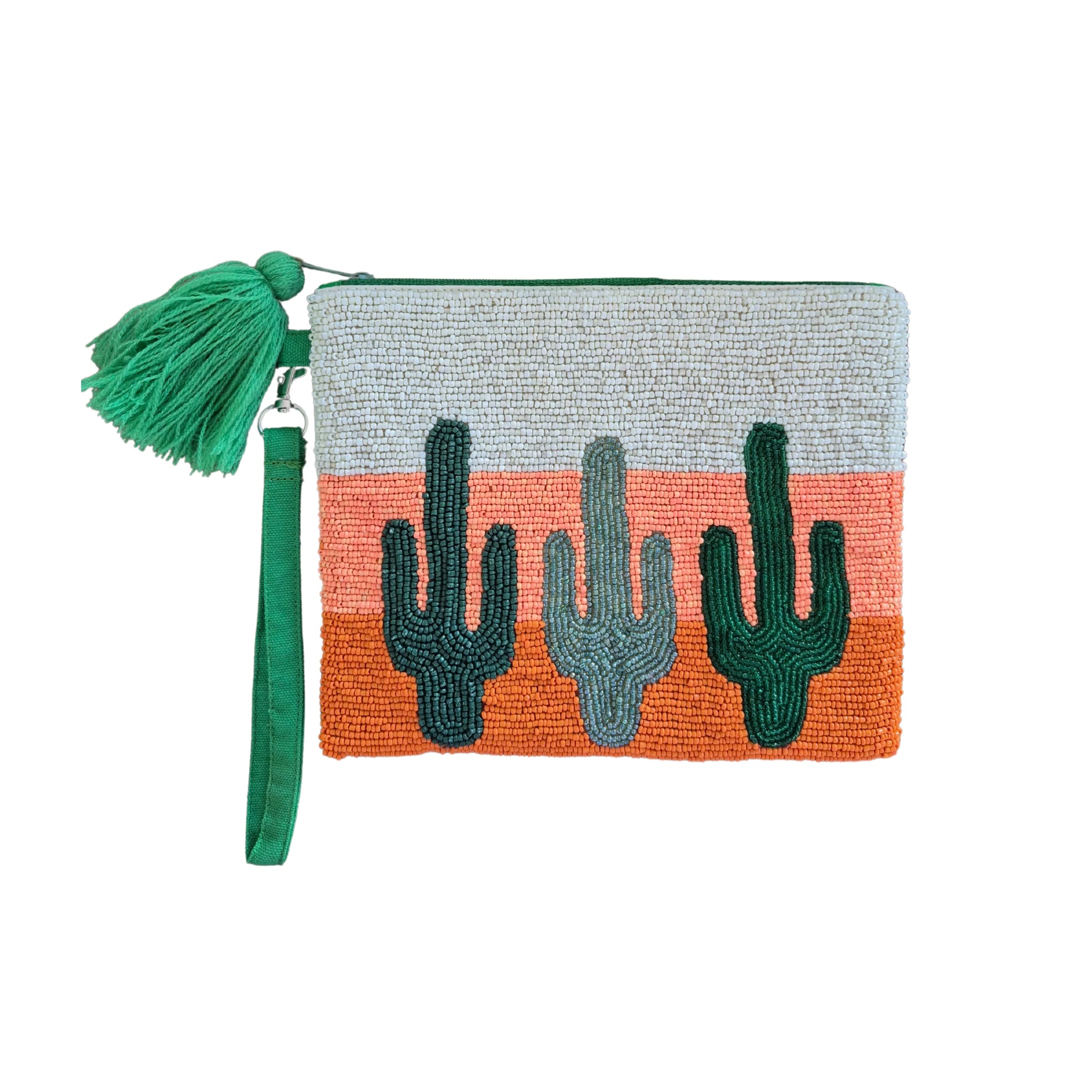 ~ Zoda Beaded Purse - Cactus Sunset