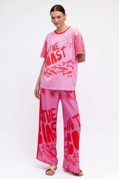On The Coast Tee - Pink