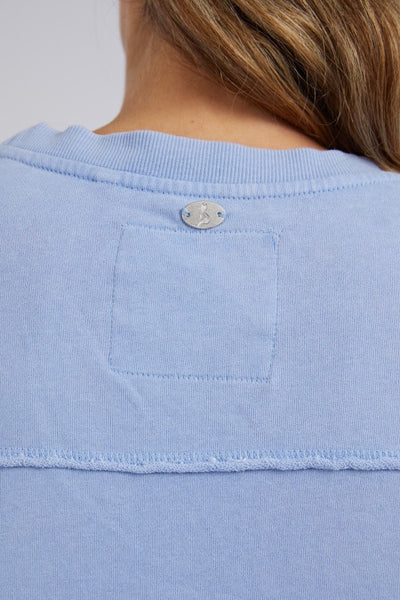 Washed Simplified Crew - Washed Light Blue