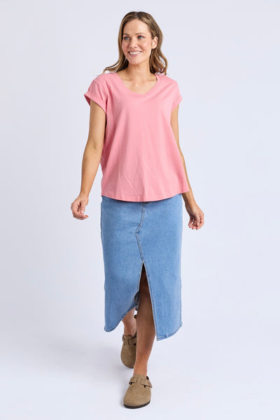 Manly Vee Tee - Rose