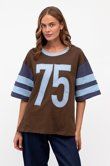 Field Day Tee - Chocolate Brown