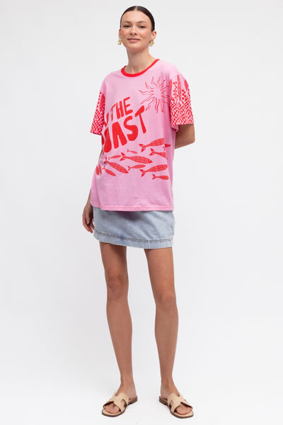 On The Coast Tee - Pink