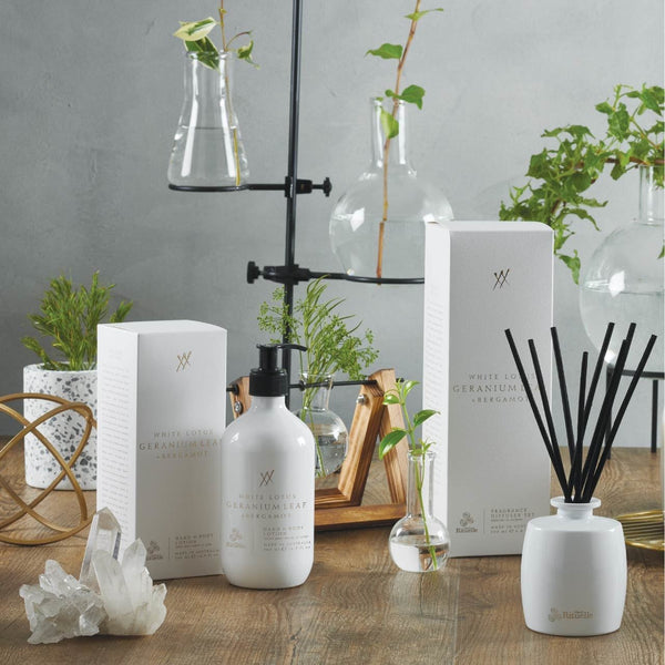 ~ Urban Rituelle Alchemy Fragrance Diffuser Set - White Lotus, Geranium Leaf & Bergamot