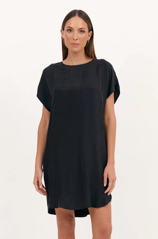 Joy Cupro Dress - Black