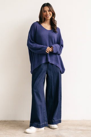 Adelaide Slouch Knit - Blue