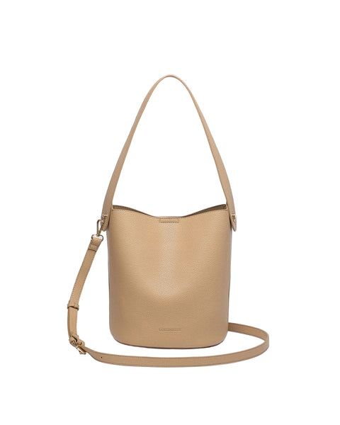 ~ LOUENHIDE Miranda Bucket Bag - Camel