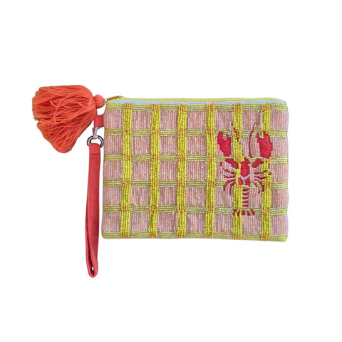~ Zoda Beaded Purse - Lobster