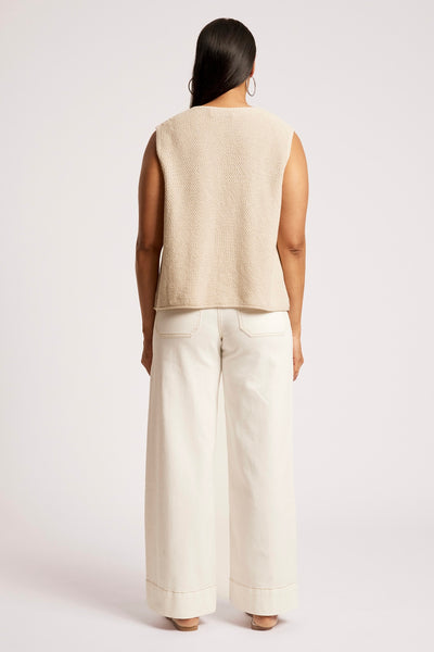 Maris Knit Vest - Tusk