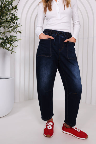 Leo Barrel Jeans - Ink