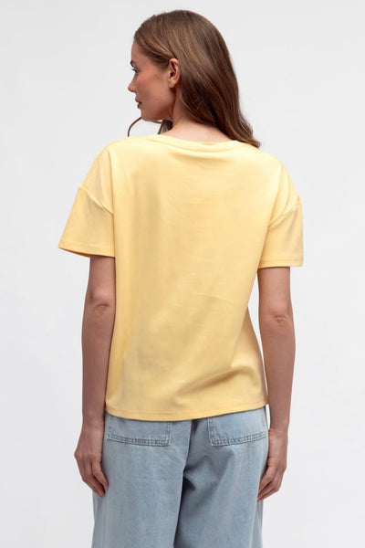 Easy Tuck Tee - Lemon