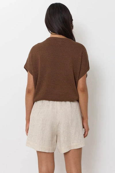 Billy Linen Short - Natural